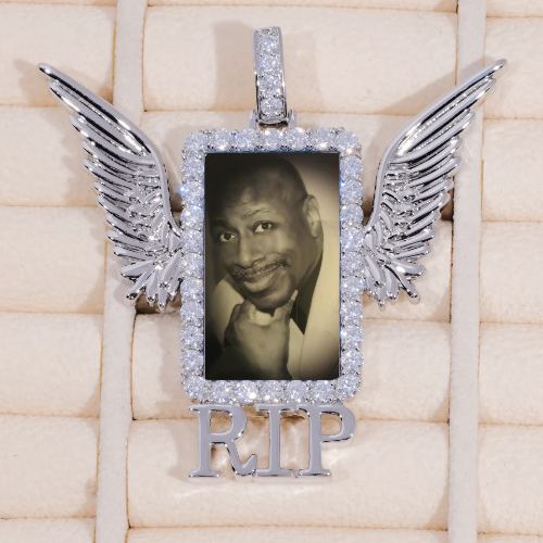 RIP WING 3D CUSTOM PICTURE PENDANT