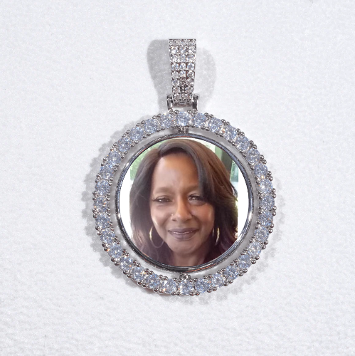 3D Spinning 2-Faced Custom Picture Pendant
