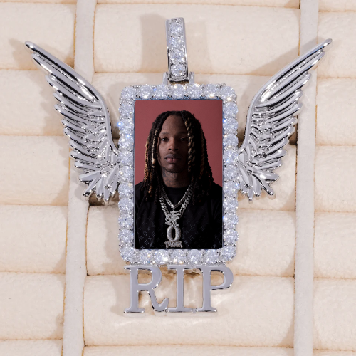 RIP WING 3D CUSTOM PICTURE PENDANT