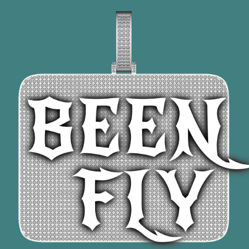 CUSTOM LETTER NECKLACE 3D BIG SQUARE