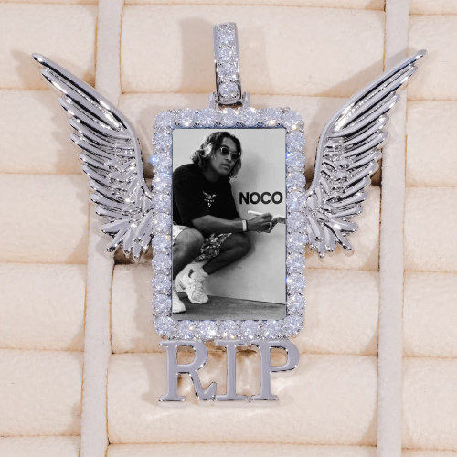 RIP WING 3D CUSTOM PICTURE PENDANT