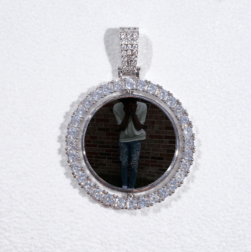 3D Spinning 2-Faced Custom Picture Pendant