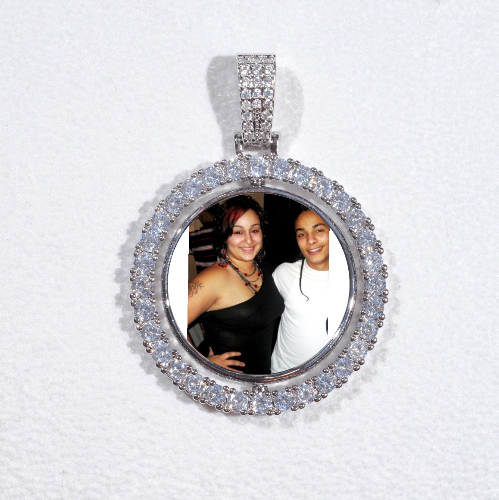 3D Spinning 2-Faced Custom Picture Pendant