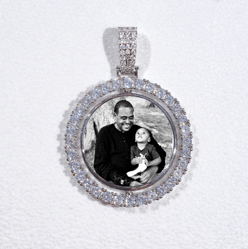 3D Spinning 2-Faced Custom Picture Pendant