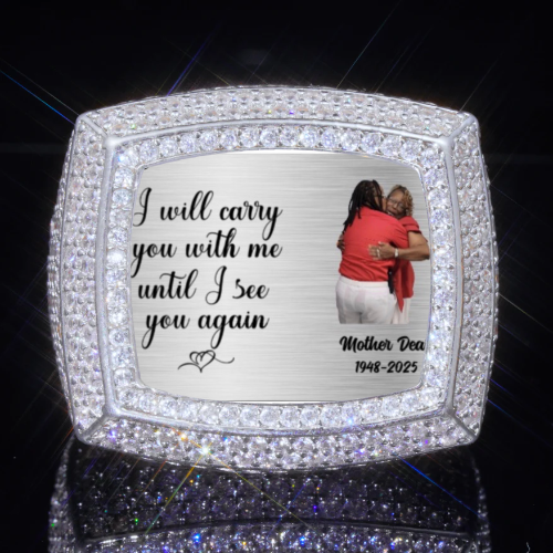 3D CUSTOM PICTURE ICED RING