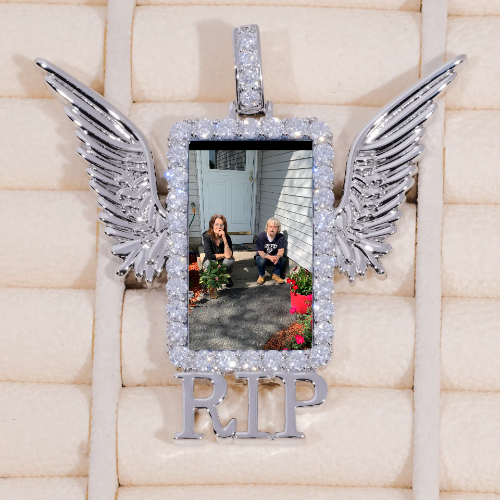 RIP WING 3D CUSTOM PICTURE PENDANT