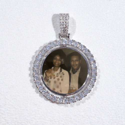 3D Spinning 2-Faced Custom Picture Pendant