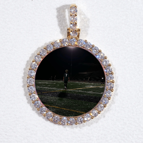 3D CIRCLE CUSTOM PICTURE PENDANT SMALL SIZE