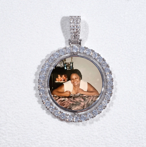 3D Spinning 2-Faced Custom Picture Pendant