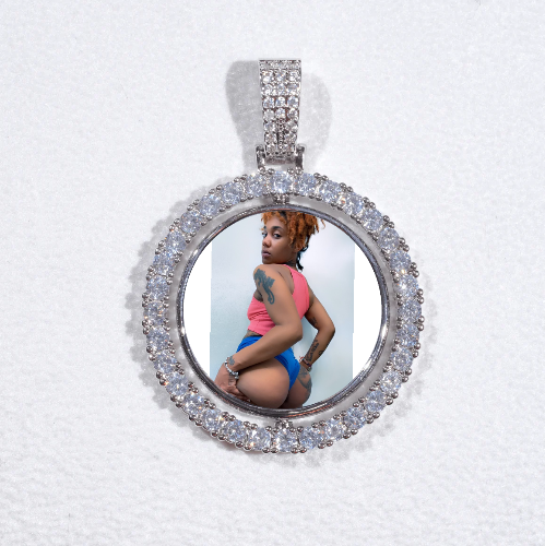 3D Spinning 2-Faced Custom Picture Pendant