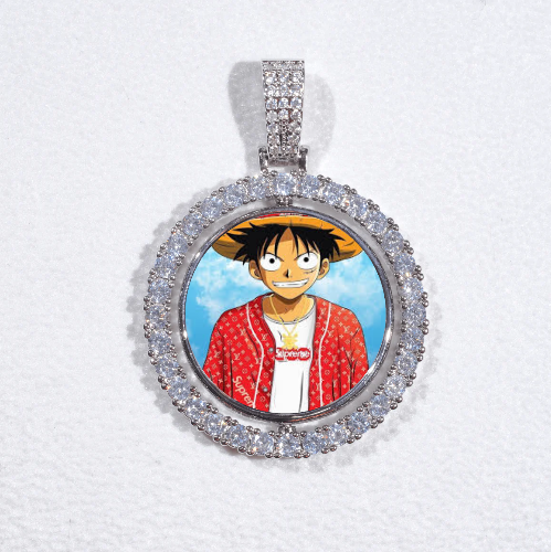 3D Spinning 2-Faced Custom Picture Pendant