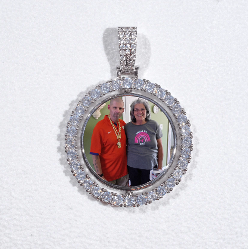 3D Spinning 2-Faced Custom Picture Pendant