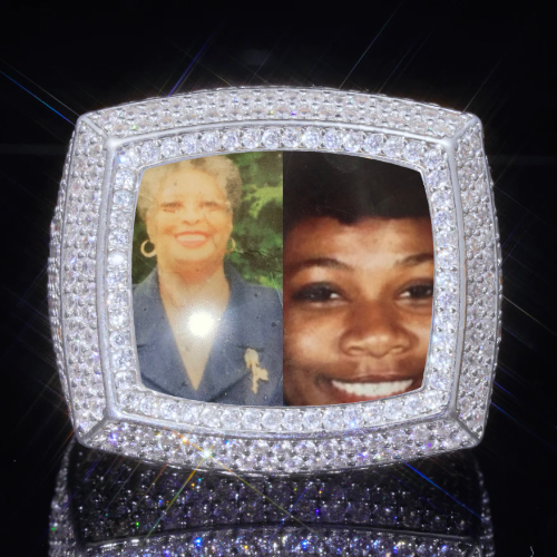 3D CUSTOM PICTURE ICED RING