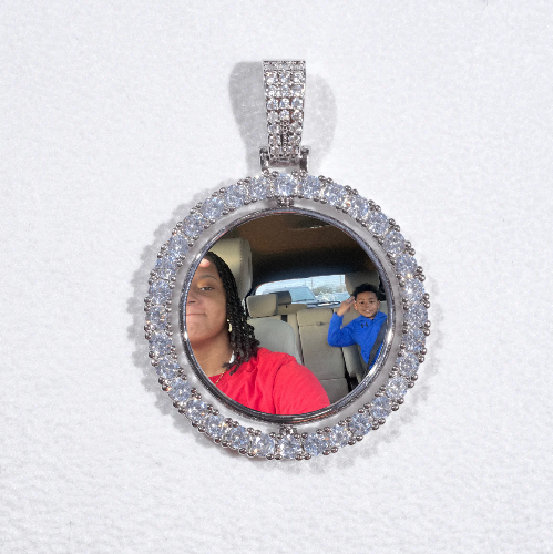 3D Spinning 2-Faced Custom Picture Pendant