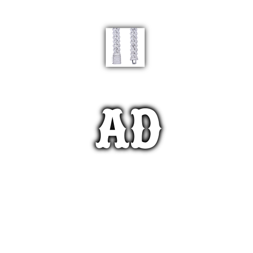 Custom Letters Freibeuter Font Necklace