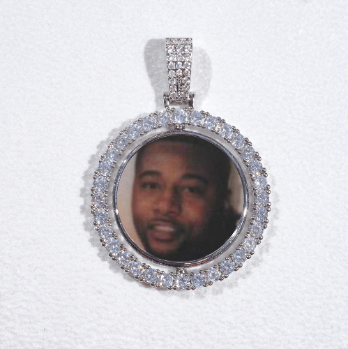 3D Spinning 2-Faced Custom Picture Pendant