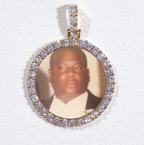 3D CIRCLE CUSTOM PICTURE PENDANT SMALL SIZE