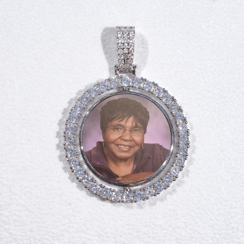 3D Spinning 2-Faced Custom Picture Pendant