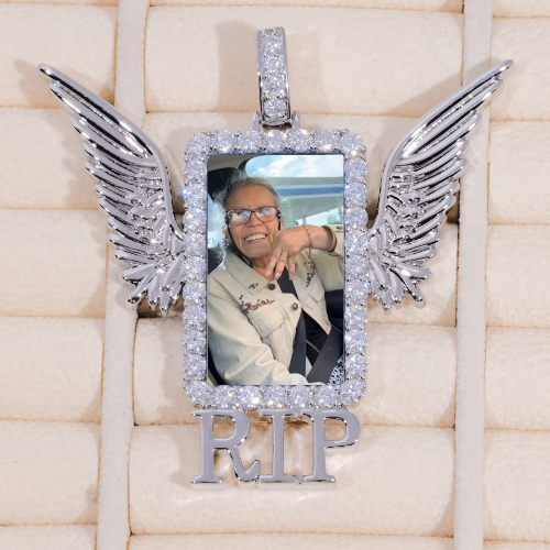 RIP WING 3D CUSTOM PICTURE PENDANT