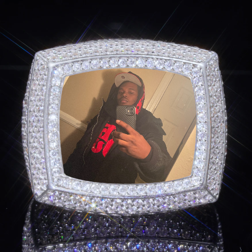 3D CUSTOM PICTURE ICED RING