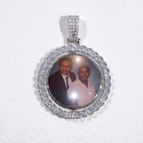 3D Spinning 2-Faced Custom Picture Pendant