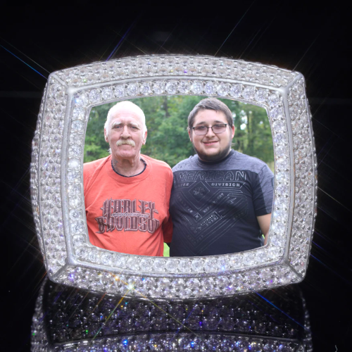 3D CUSTOM PICTURE ICED RING