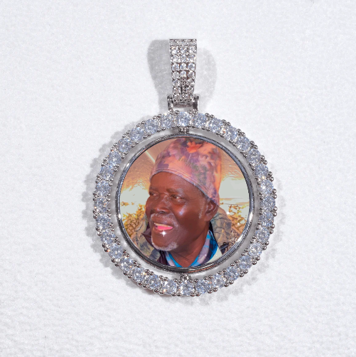 3D Spinning 2-Faced Custom Picture Pendant