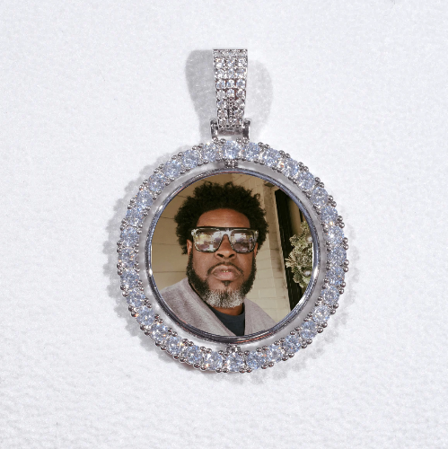3D Spinning 2-Faced Custom Picture Pendant