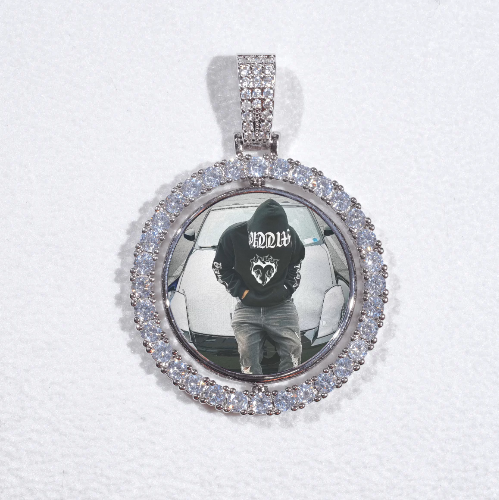 3D Spinning 2-Faced Custom Picture Pendant