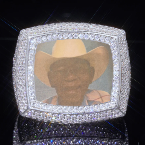 3D CUSTOM PICTURE ICED RING