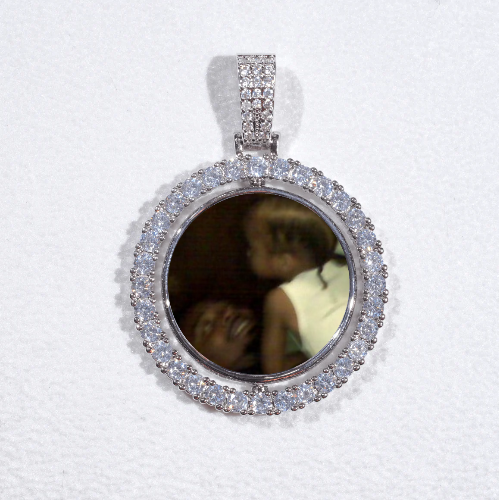 3D Spinning 2-Faced Custom Picture Pendant