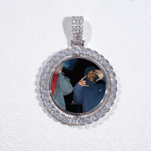 3D Spinning 2-Faced Custom Picture Pendant