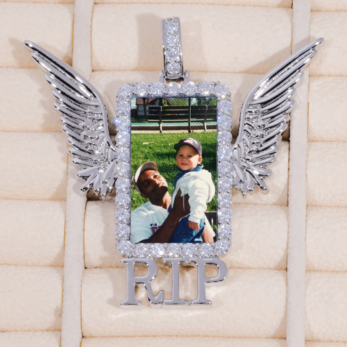 RIP WING 3D CUSTOM PICTURE PENDANT
