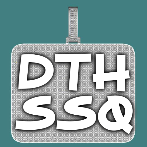 CUSTOM LETTER NECKLACE 3D BIG SQUARE
