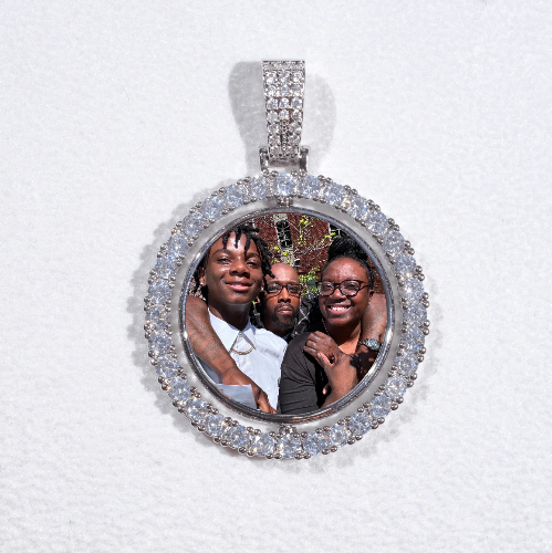 3D Spinning 2-Faced Custom Picture Pendant