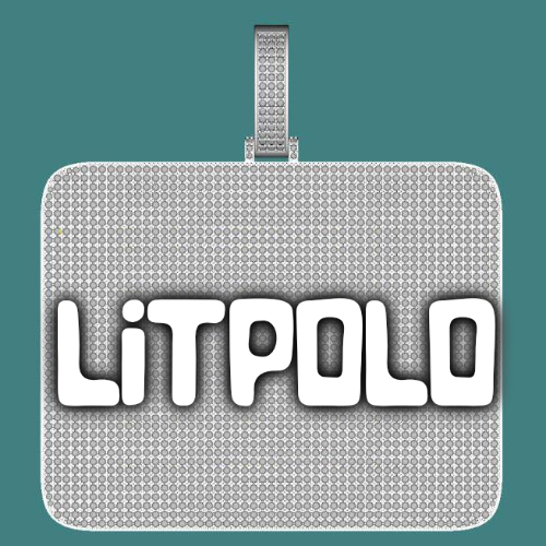 CUSTOM LETTER NECKLACE 3D BIG SQUARE