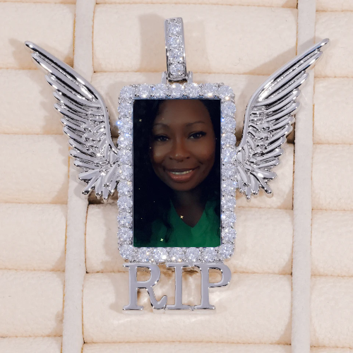 RIP WING 3D CUSTOM PICTURE PENDANT