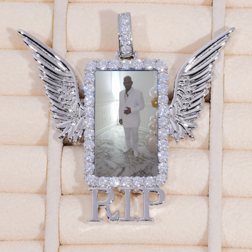 RIP WING 3D CUSTOM PICTURE PENDANT