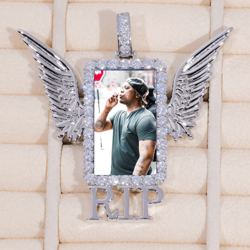 RIP WING 3D CUSTOM PICTURE PENDANT