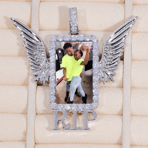 RIP WING 3D CUSTOM PICTURE PENDANT