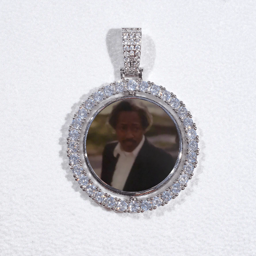 3D Spinning 2-Faced Custom Picture Pendant