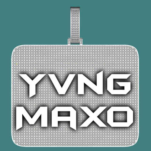 CUSTOM LETTER NECKLACE 3D BIG SQUARE