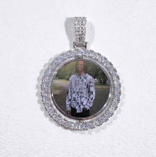 3D Spinning 2-Faced Custom Picture Pendant