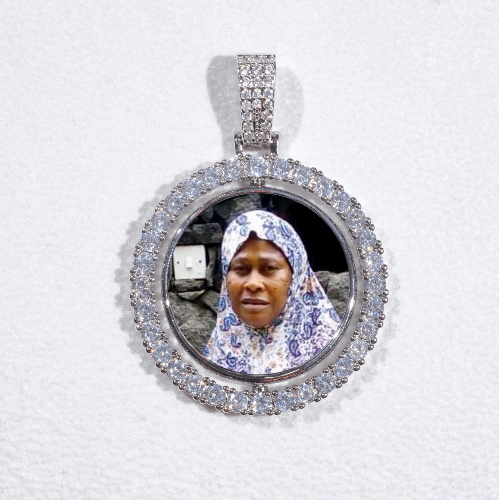 3D Spinning 2-Faced Custom Picture Pendant