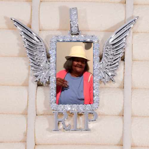 RIP WING 3D CUSTOM PICTURE PENDANT