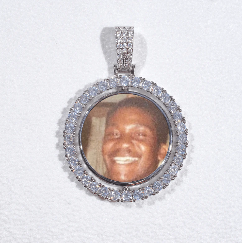 3D Spinning 2-Faced Custom Picture Pendant