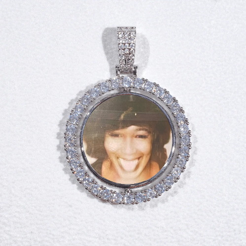 3D Spinning 2-Faced Custom Picture Pendant