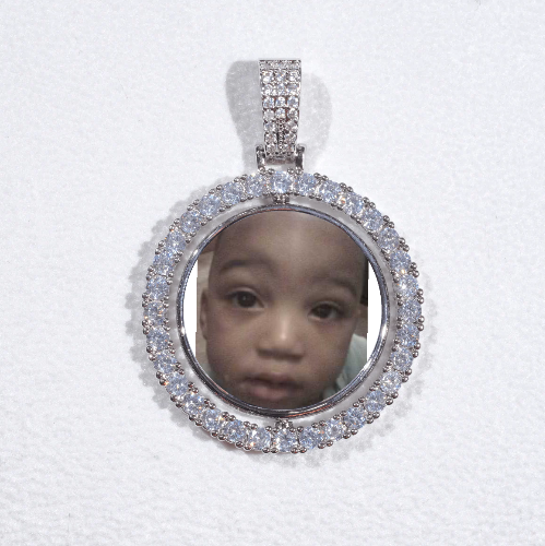 3D Spinning 2-Faced Custom Picture Pendant