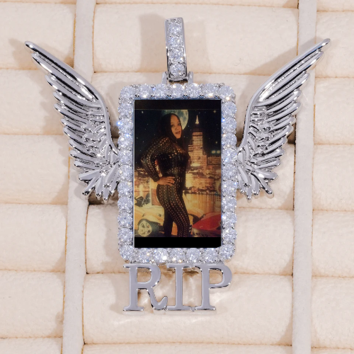 RIP WING 3D CUSTOM PICTURE PENDANT
