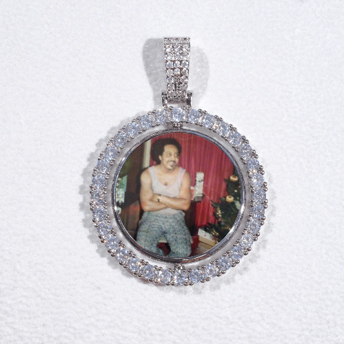 3D Spinning 2-Faced Custom Picture Pendant